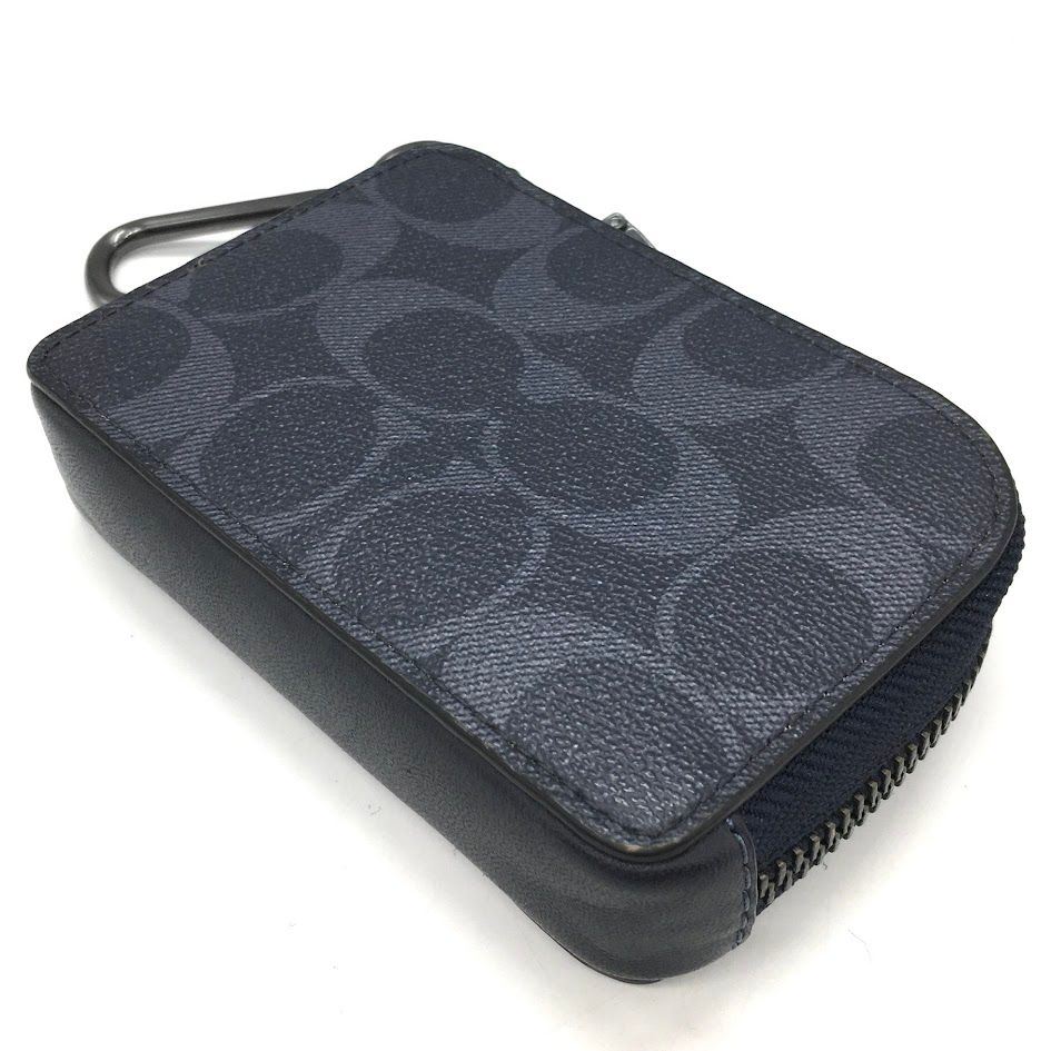 倉吉店】 中古 COACH | コーチ 長財布 シグネチャー Lジップ キー