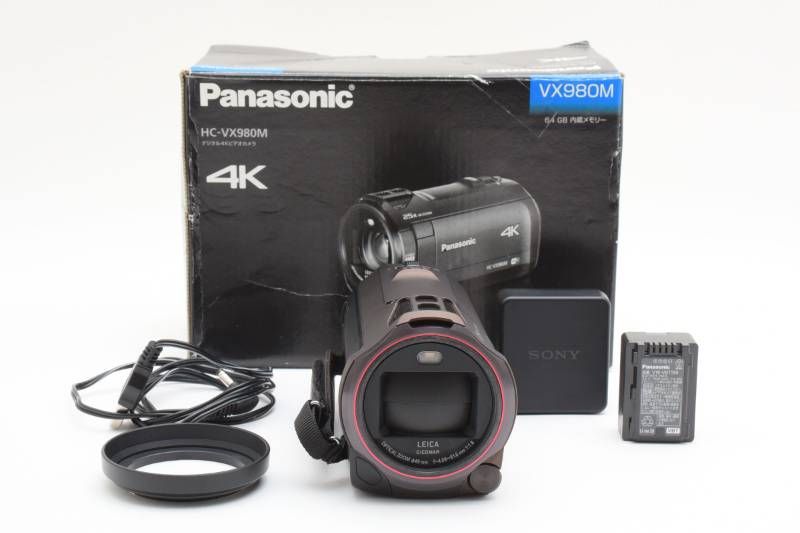 実用美品 箱あり】Panasonic パナソニック HC-VX980M ブラウン SD
