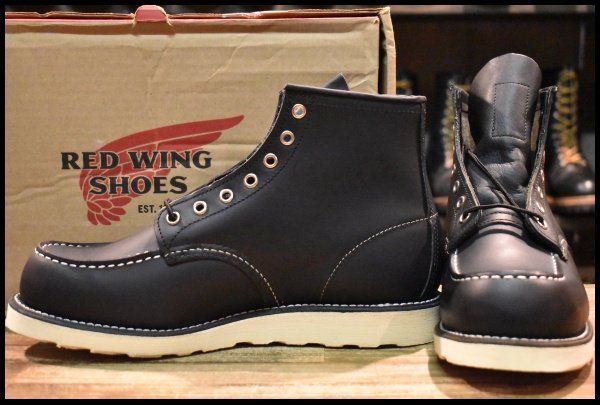 9 E ♥ 14年 レッドウィング 8179 アイリッシュセッター 黒 ブラッククローム モックトゥ 8130 ブーツ redwing FL 433