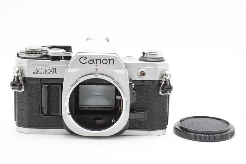 実用品】Canon キャノン AE-1 ボディ シルバー フィルム一眼カメラ