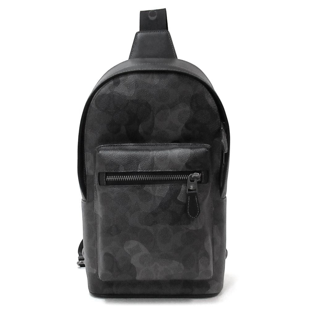 ♥ コーチ バッグ メンズ COACH アウトレット カモ プリント シグネチャー ウエストパック ショルダー ボディバッグ 迷彩柄 CW 312 QBGRM