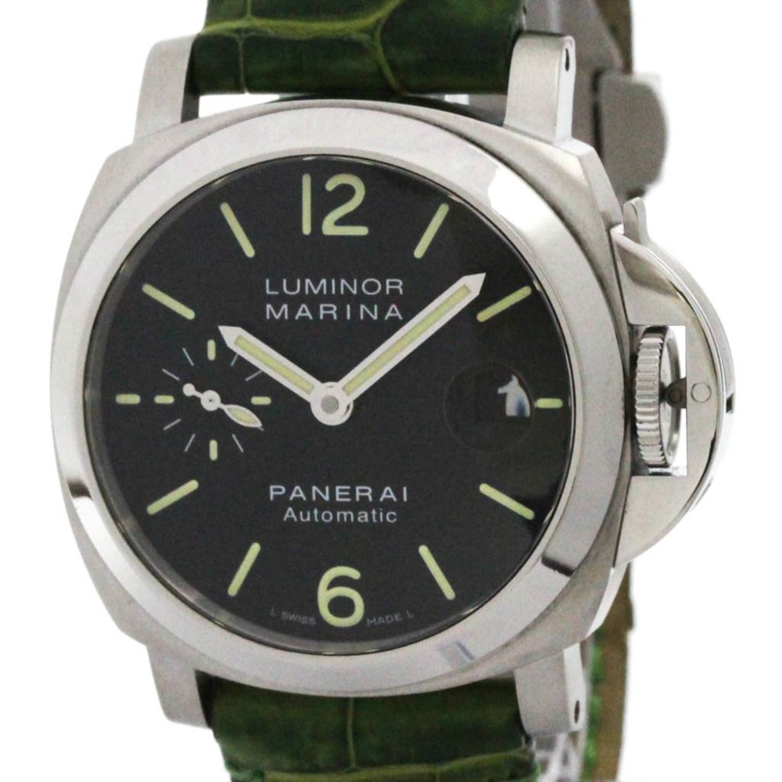 パネライ (PANERAI) ルミノールマリーナ ステンレススチール レザー 