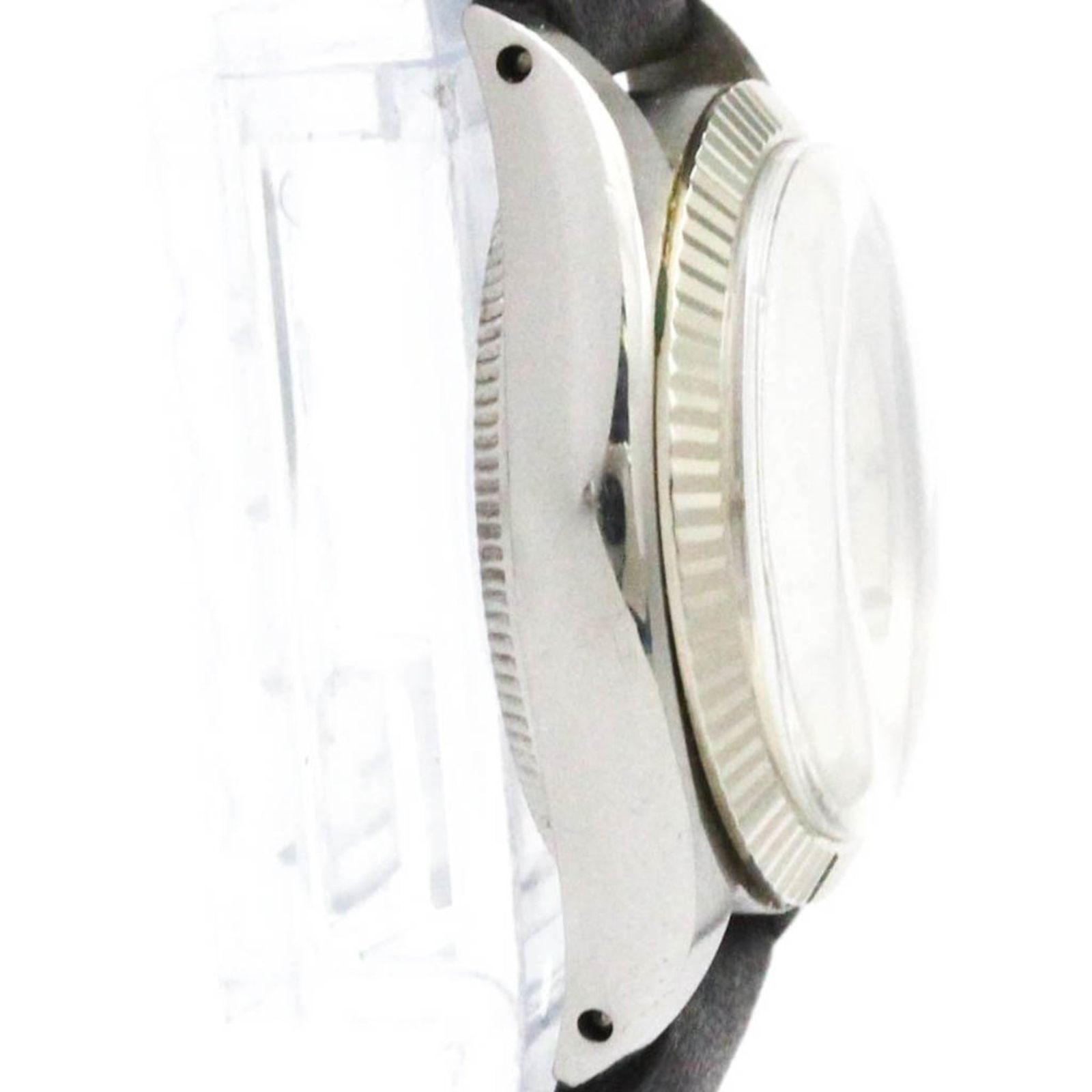  ロレックス ROLEX オイスター パーペチュアル 6619 ホワイトゴールド ステンレススチール レザー 自動巻き レディース 時計 自動巻き時計 腕時計(アナログ)