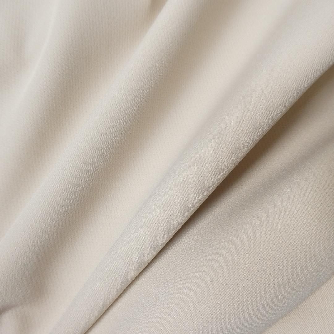  CLANE クラネ サイズ2 LANTERN SLEEVE FLARE ONE PIECE ランタンスリーブ フ ワンピース ドレス ストレッチ 半袖 マキシ ロング Aライン ベージュ レディース 長袖 七分袖 その他