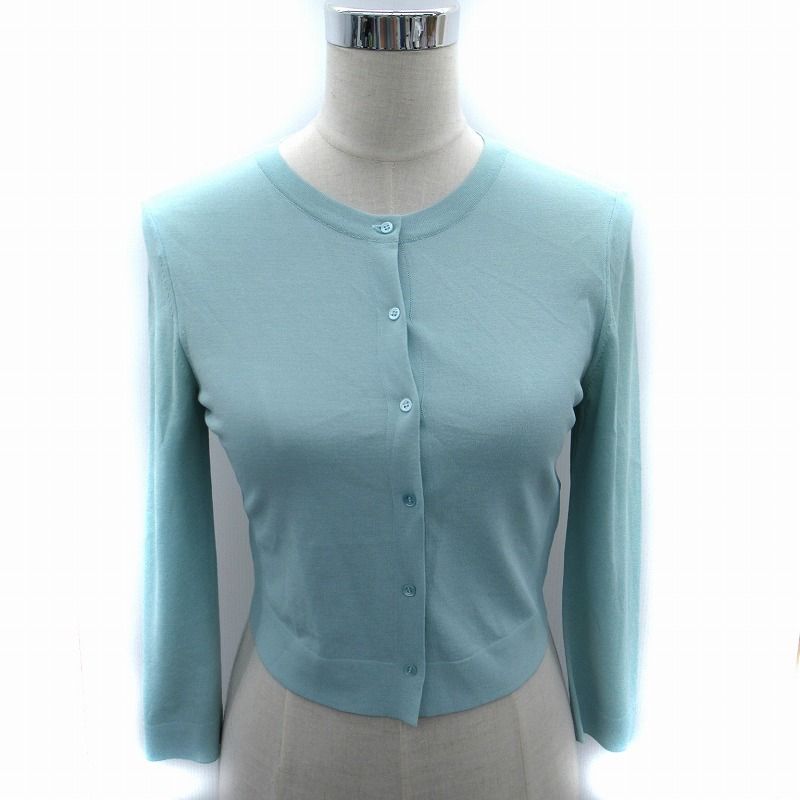 フォクシー FOXEY アッパースタンダード カーディガン ミドル丈 七分袖