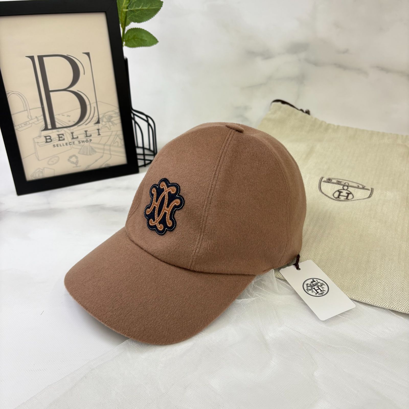 鑑定済み【 美品 】エルメス 《 セレナ リフト 》 59 ブラウン