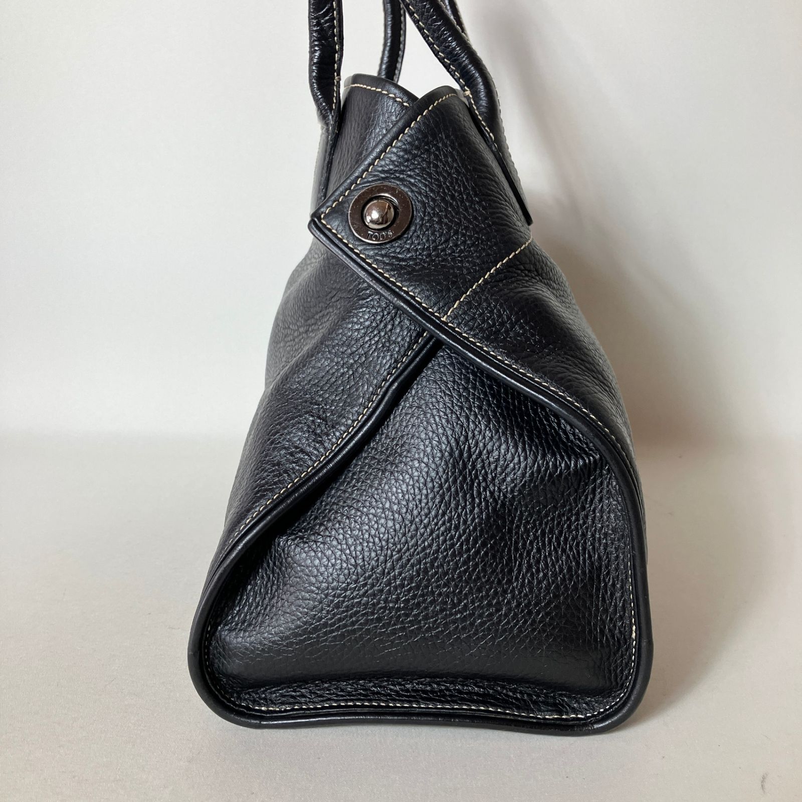 2512-87｜美品｜トッズ トートバッグ レザー ブラック 2512-87｜美品｜トッズ トートバッグ レザー ブラック - メルカリ