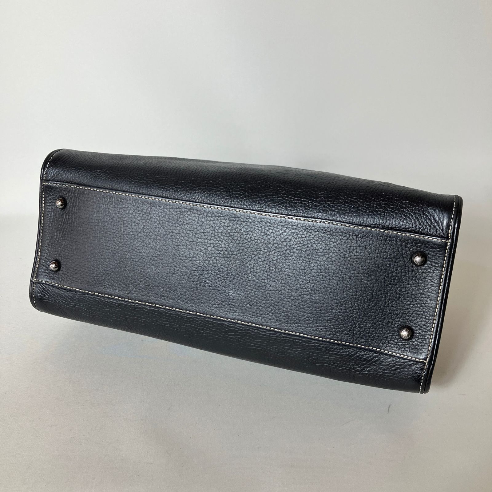 2512-87｜美品｜トッズ トートバッグ レザー ブラック - メルカリ