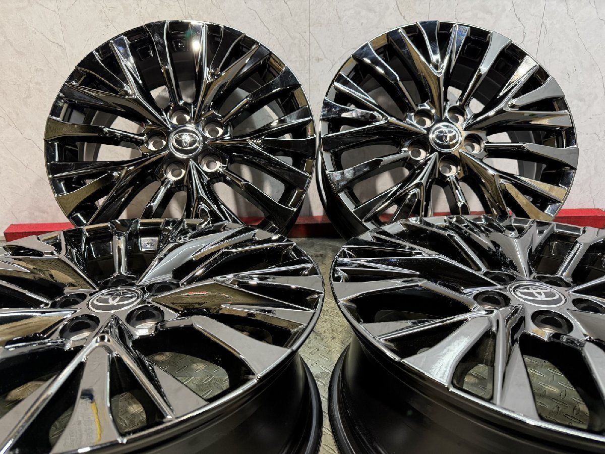 展示品 TOYOTA トヨタ 40ヴェルファイア ホイール 19インチ 4本 40 スパッタリング 40アルファードにも MHA 737