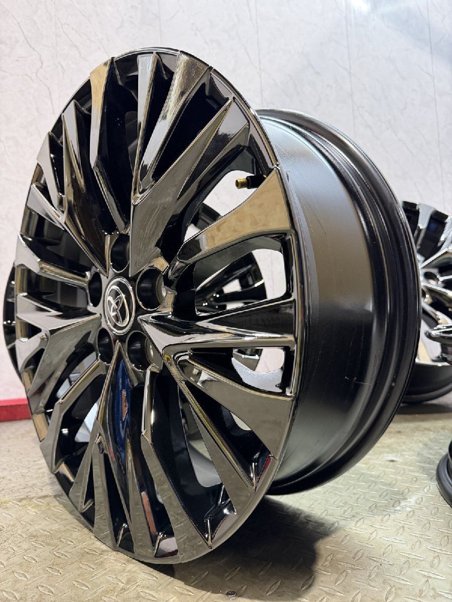  展示品 TOYOTA トヨタ 40ヴェルファイア ホイール 19インチ 4本 40 スパッタリング 40アルファードにも MHA 737 19インチ ホイール