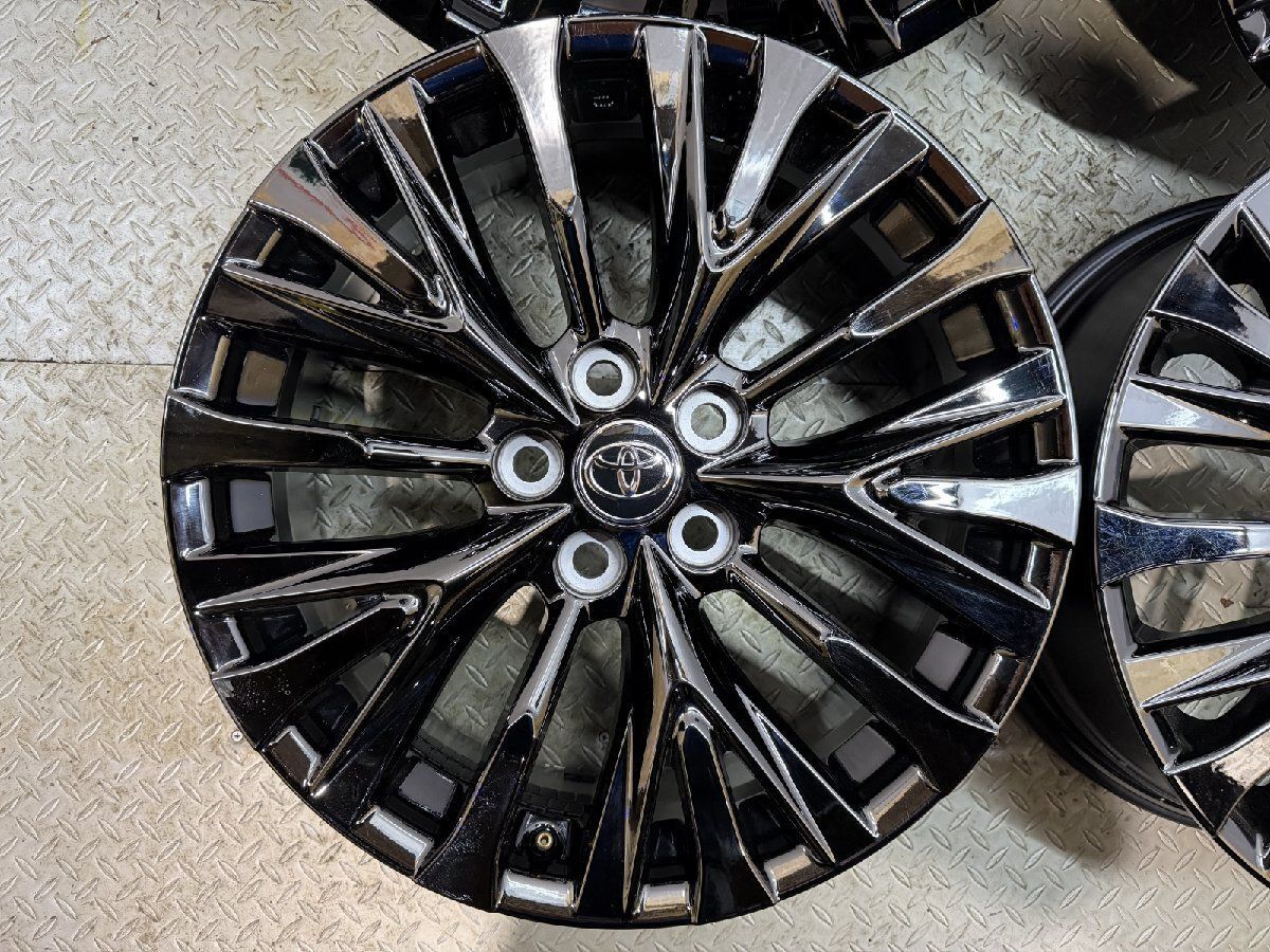 展示品 TOYOTA トヨタ 40ヴェルファイア ホイール 19インチ 4本 40 スパッタリング 40アルファードにも MHA 737