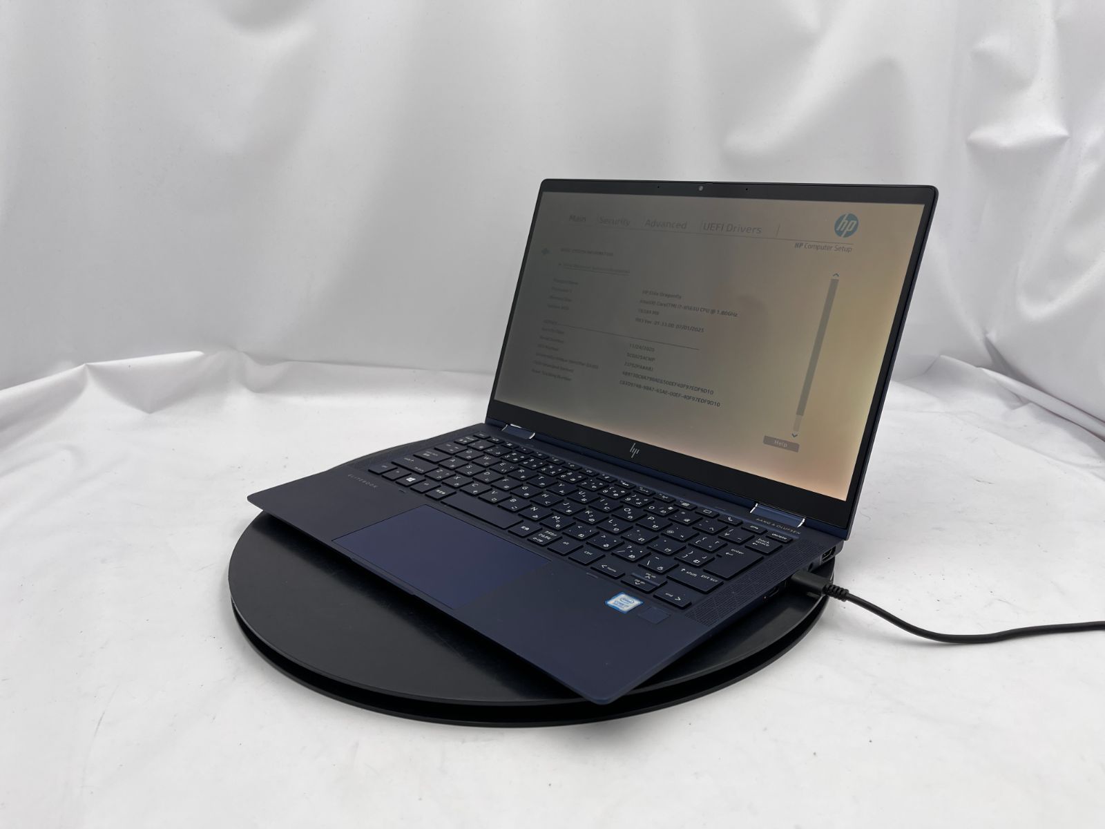 |液晶黄ばみ 白シミ有 HP Elite Dragonfly Gen 1 Core i 7 8565 U 16 GB SSD 512 13.3インチ Windows 11 Pro ノートパソコン RM 1091