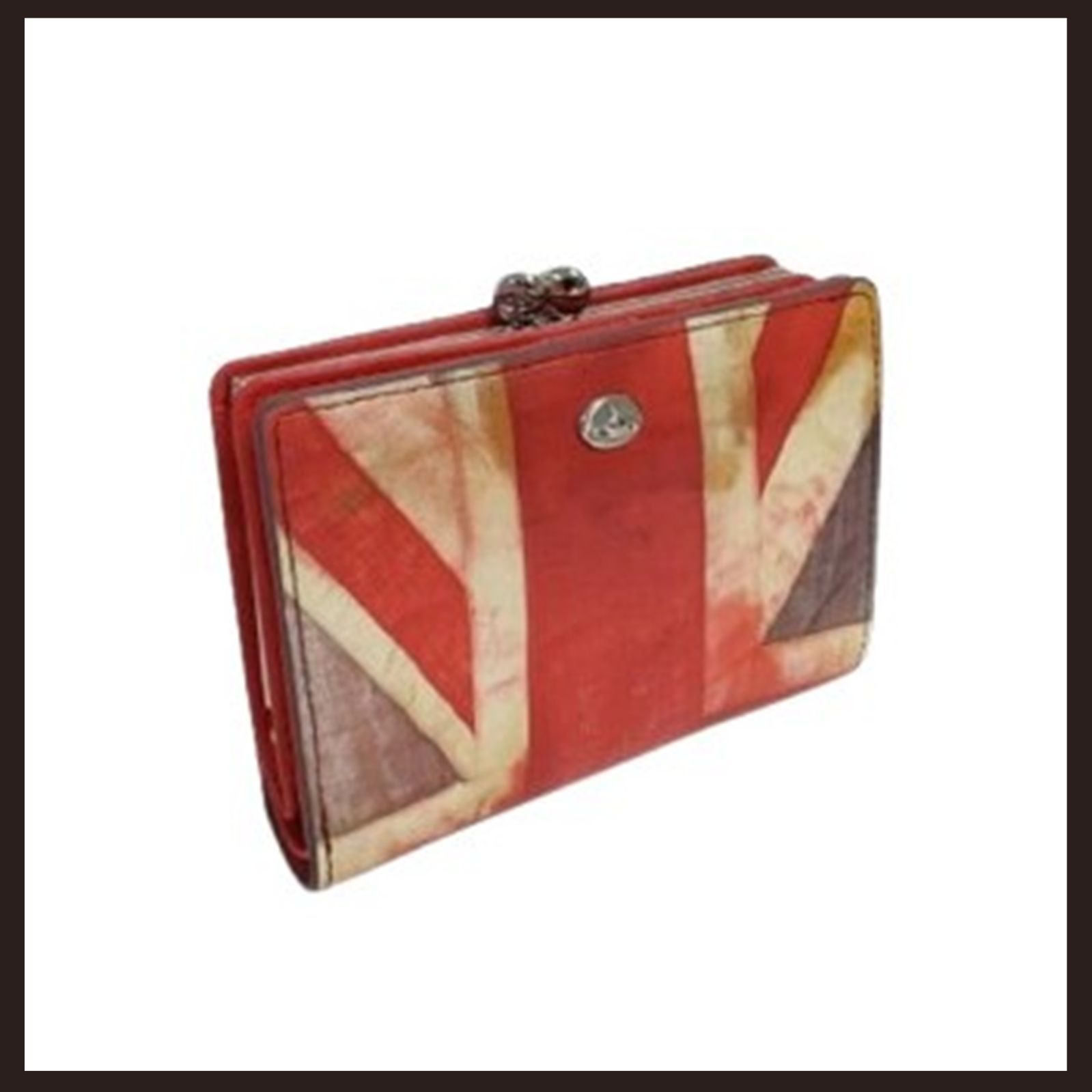 ○★新品未使用 ヴィヴィアンウエストウッド ユニオンジャック がま口財布 レッド ○☆新品未使用 ヴィヴィアンウエストウッド ユニオンジャック がま口