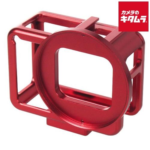 エツミ E-2223 GoPro HERO 7用 メタルプロテクターカバー レッド
