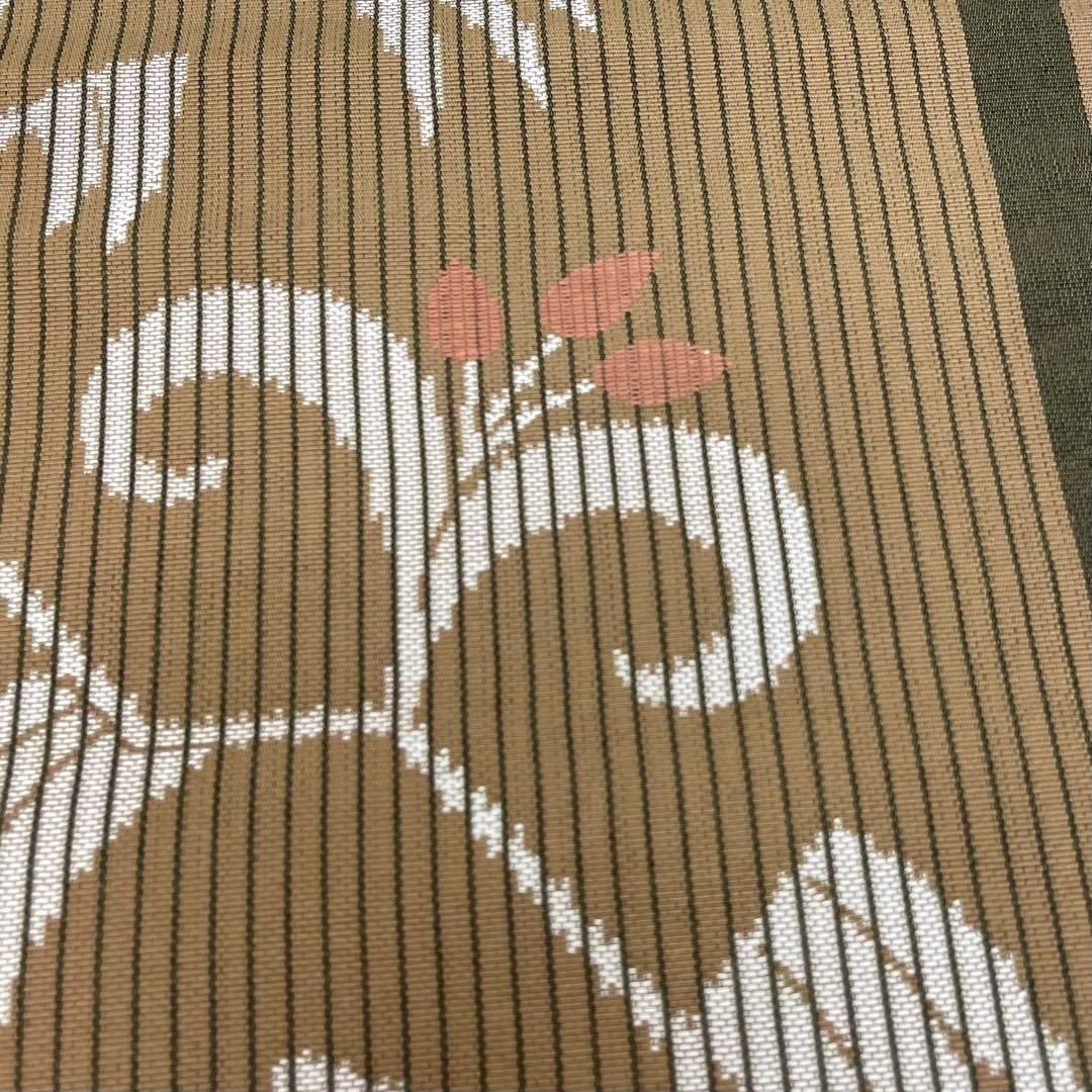 着物と帯 時流】N25110◇正絹 八寸名古屋帯◇大丸取扱 モカベージュ 美