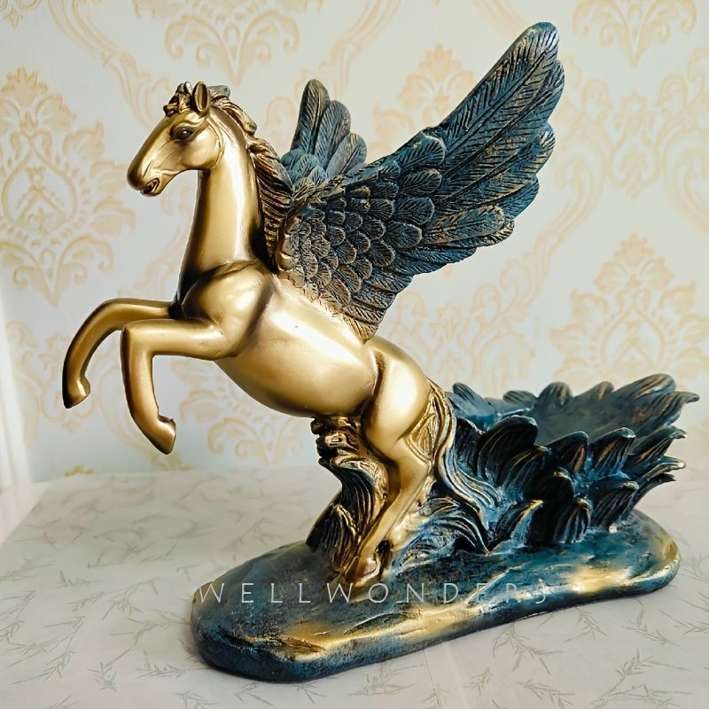  ワインホルダー ワインラック ウマ 馬 うま ペガサス ブロンズ ワインスタンド おしゃれ ワインボトルラック ワイン棚 インテリア アンティーク ワイン シャンパン ボトル スタンド ディスプレイ 引越し祝い 感 ギフト その他 キッチン 食器