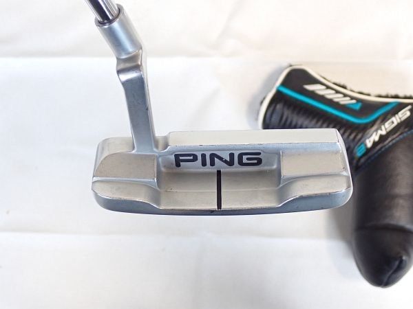 【最終値下げ】PING ANSER SIGMA 2 パター　34インチ 中古】SIGMA2 ANSER プラチナム仕上げ パター スチールシャフト 計測