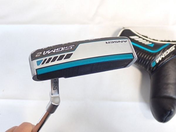 【最終値下げ】PING ANSER SIGMA 2 パター　34インチ 中古】SIGMA2 ANSER プラチナム仕上げ パター スチールシャフト 計測