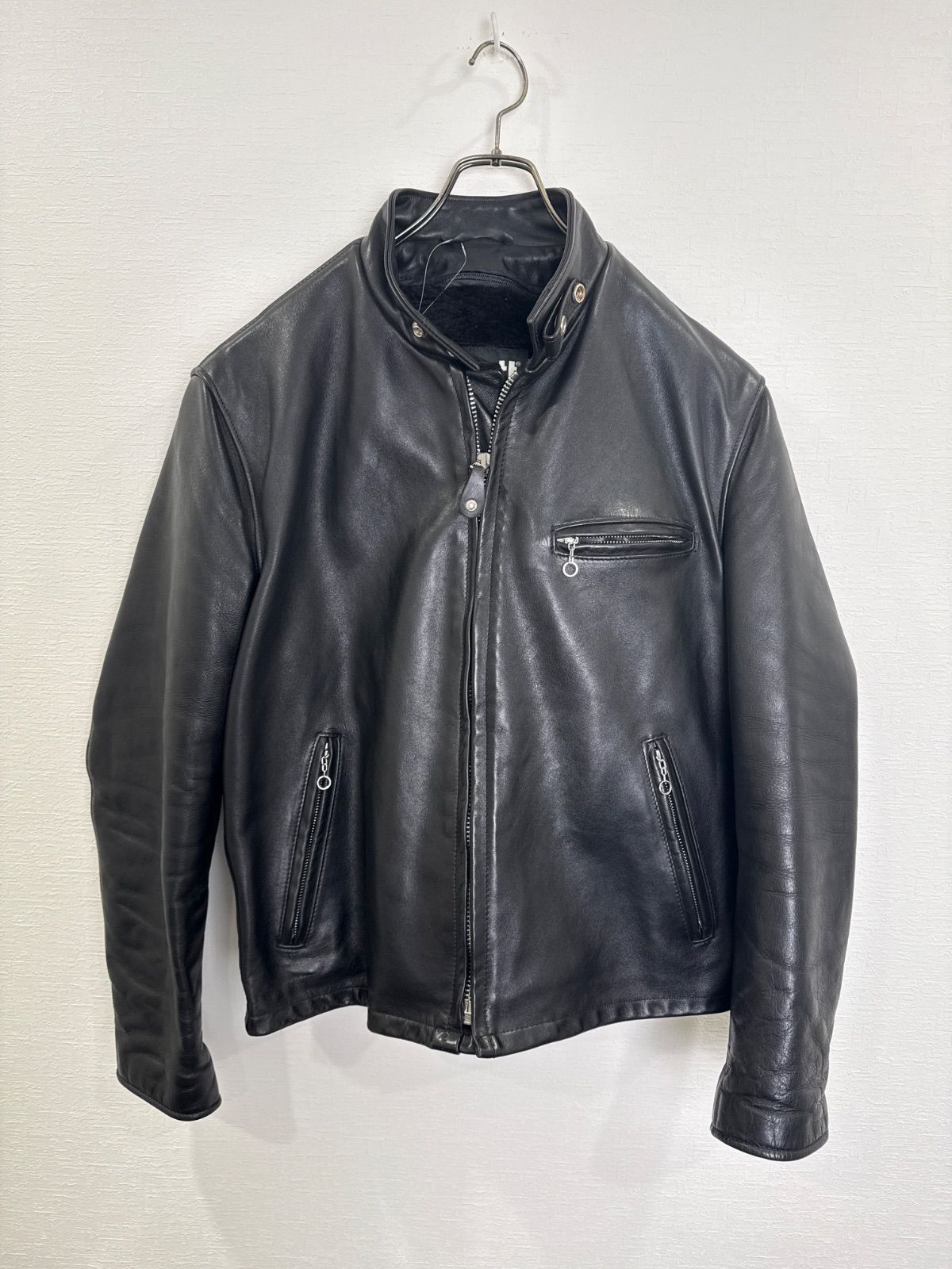 Schott レザージャケット90s S00462 SCHOTT ショット｜Leather Jacket レザージャケット｜Black