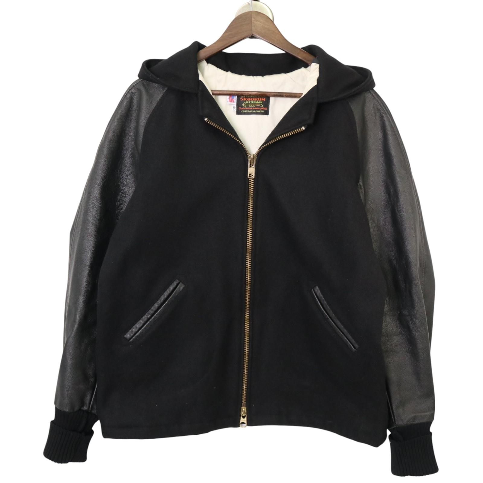 SKOOKUM|スクーカム 袖レザー スタジャン RM 1343-008 235