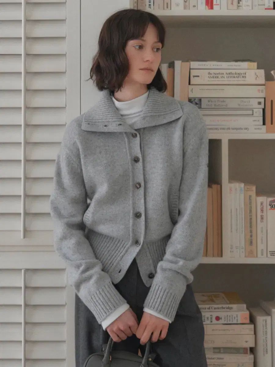 umer ユメル ノートン ハイネック ニット ジャケット