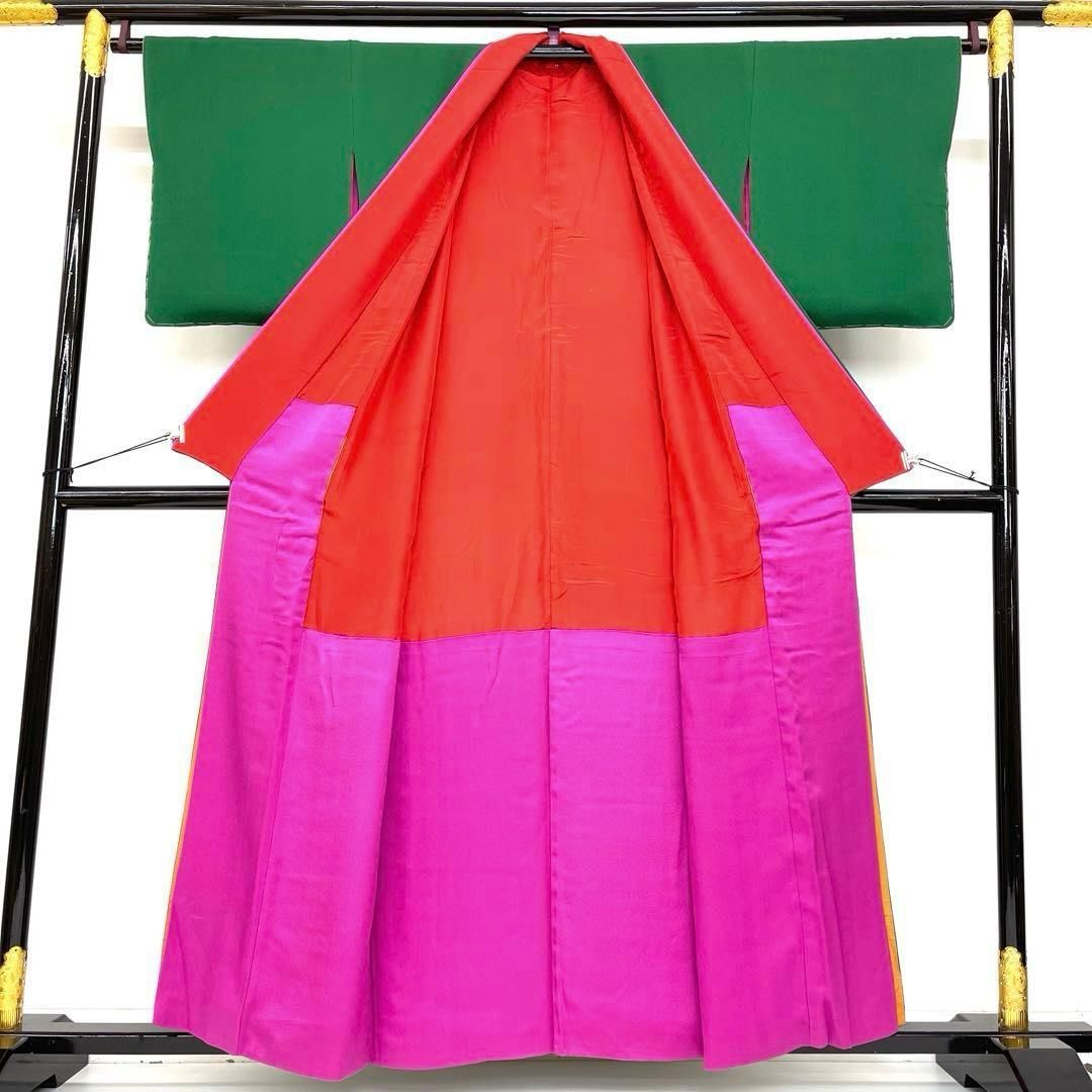 着物と帯 時流 I 25109◆正絹 色無地◆花井幸子 裄ロング 一つ紋