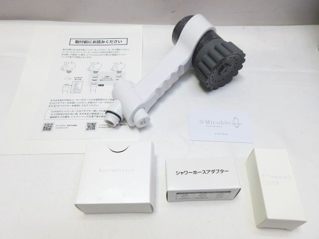 ●♥ ミラブルゼロ シャワーヘッド 本体 Mirable zero ULTRA FINE MIST サイエンス ウルトラファインバブル E 495 Z 4066