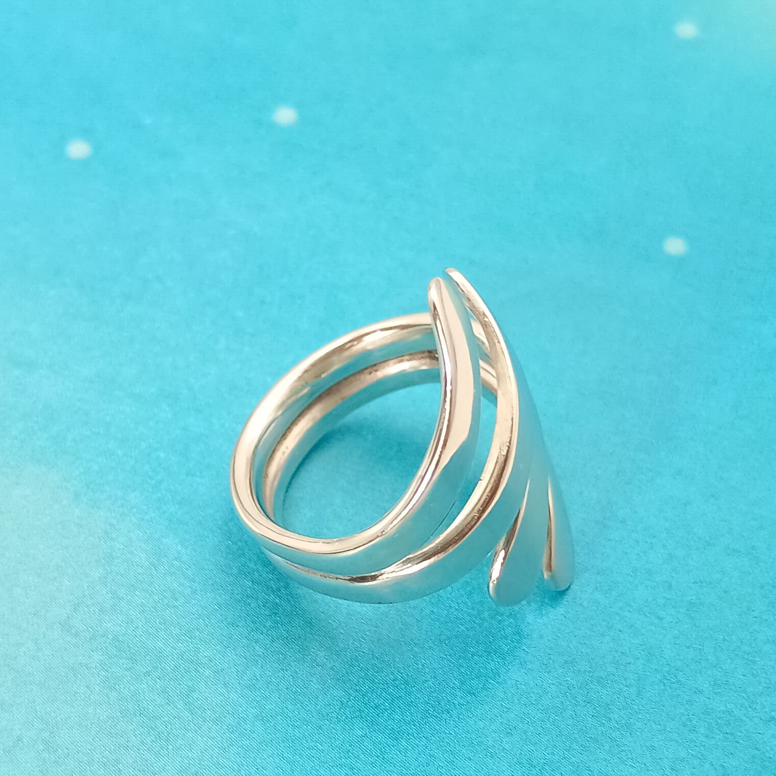 Georg Jensen ジョージジェンセン 14号 スパイラルリング A10 指輪