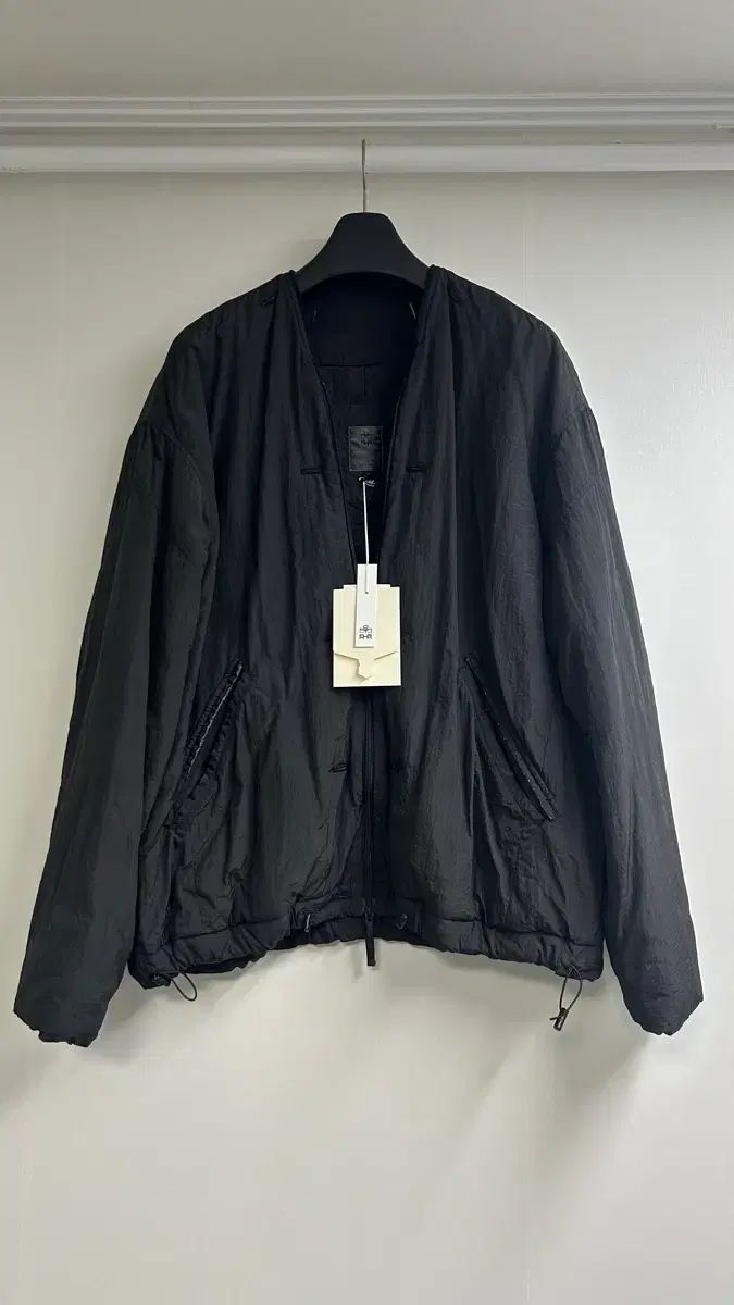 ポリテュル キルト カーディガン ブラック