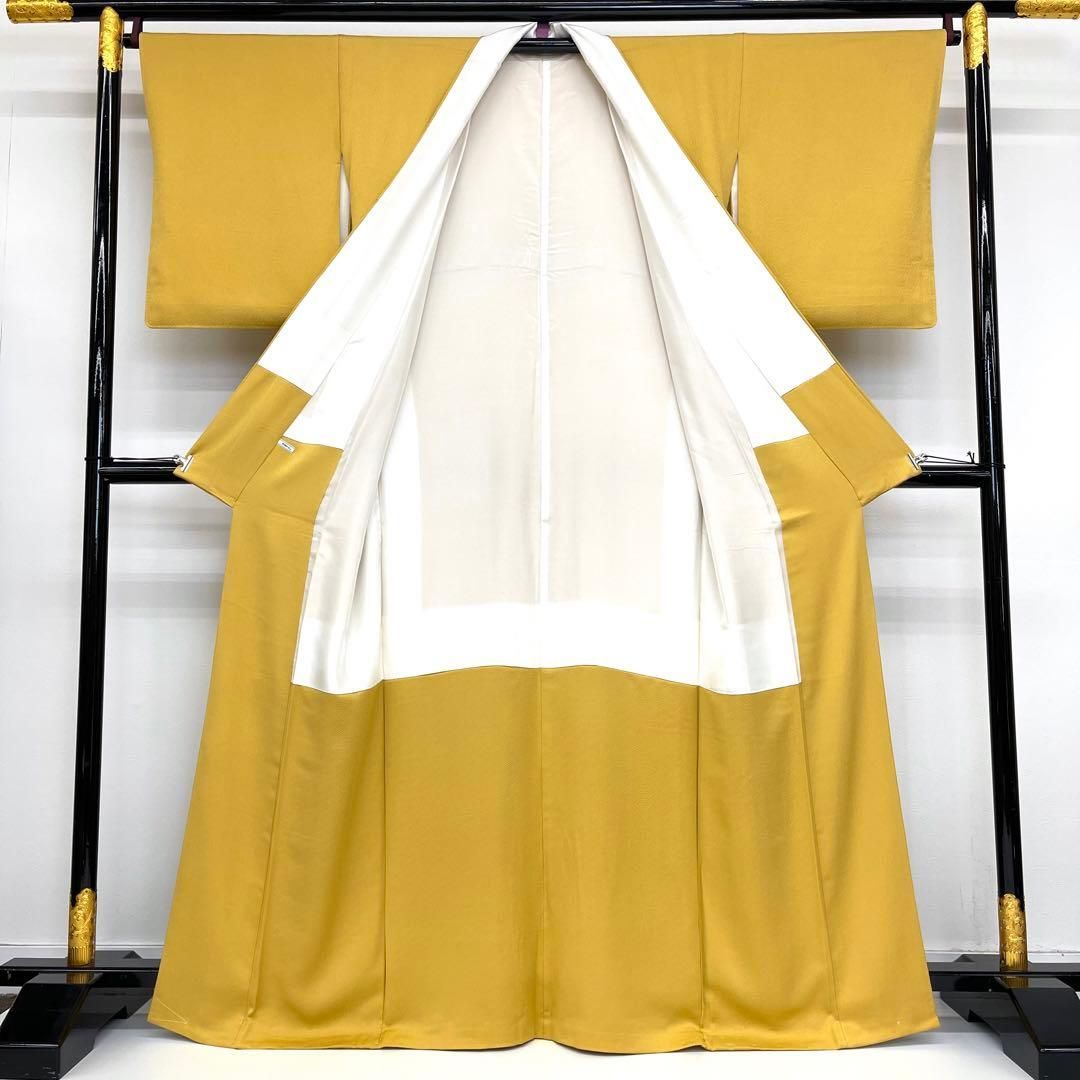 着物と帯 時流 I 25101◆正絹 色無地◆大きいサイズ 一つ紋