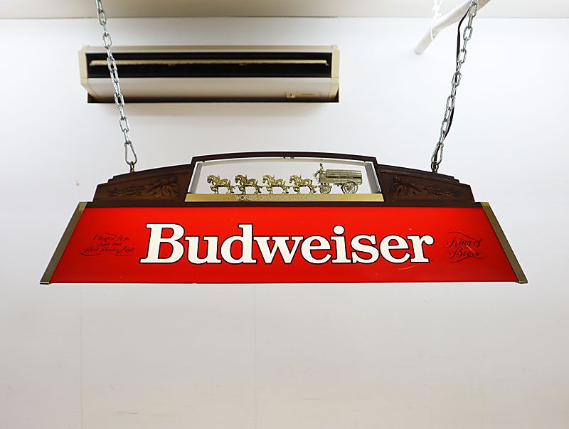 Budweiser バドワイザー プールランプ プールバーランプ ライト|照明 80年代 ランプ ヴィンテージ レトロ アメリカ