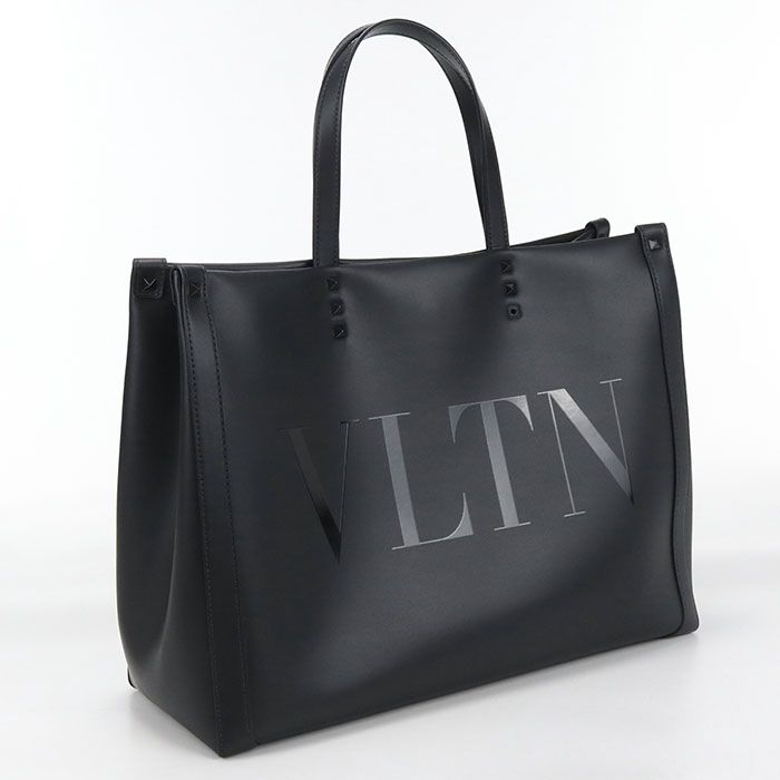 Valentino ヴァレンチノ VLTN トートバッグ カーフ【中古】 メンズ