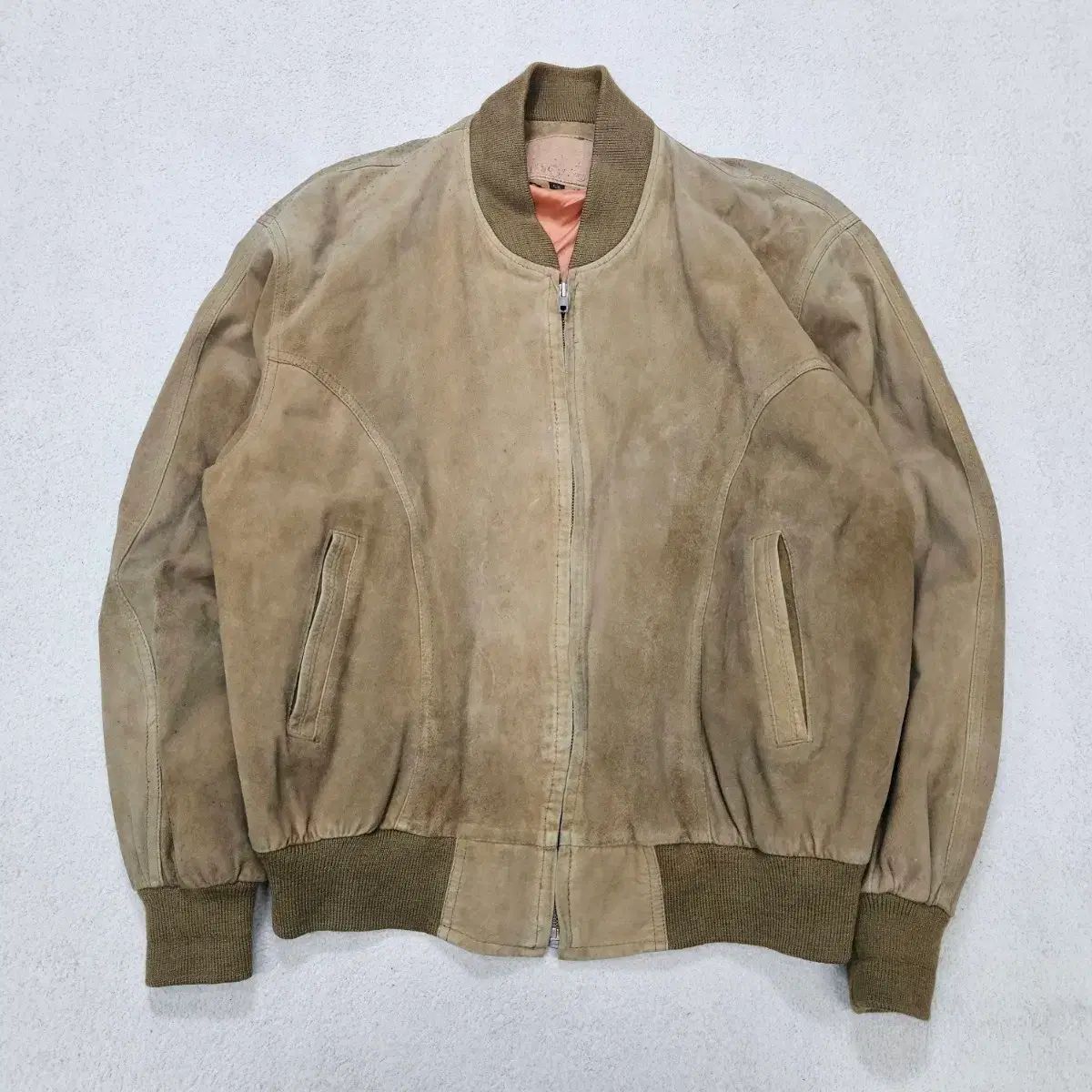 ヴィンテージ スウェード ブルゾン ジャケット
