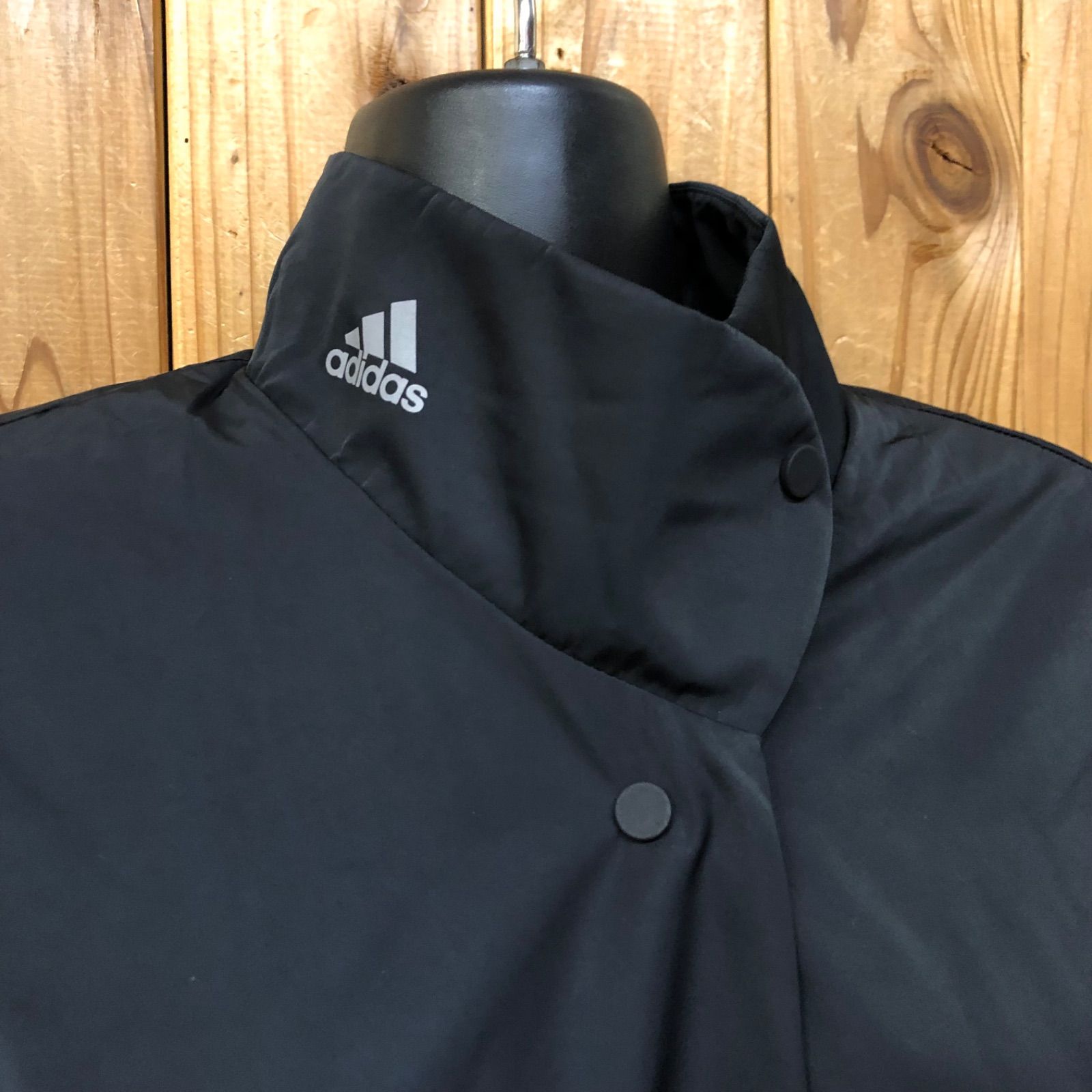 adidas ブラック ロングコート アディダス adidas レディース ベンチコート PADロングコート KA0969