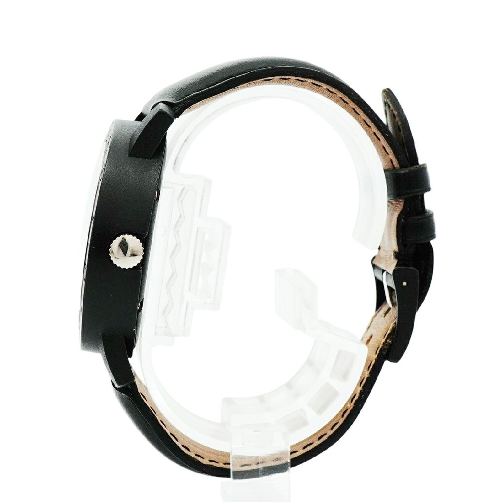 黒文字盤腕時計 メンズ