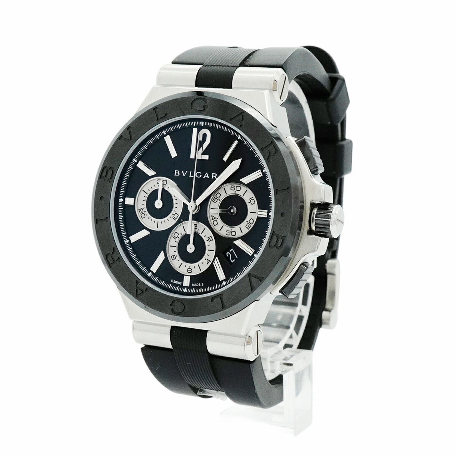 黒文字盤腕時計 メンズ