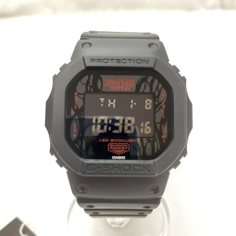 G-SHOCK×Stranger Things 腕時計 DW-5600 STT クオーツ 黒 箱あり ジーショック 91