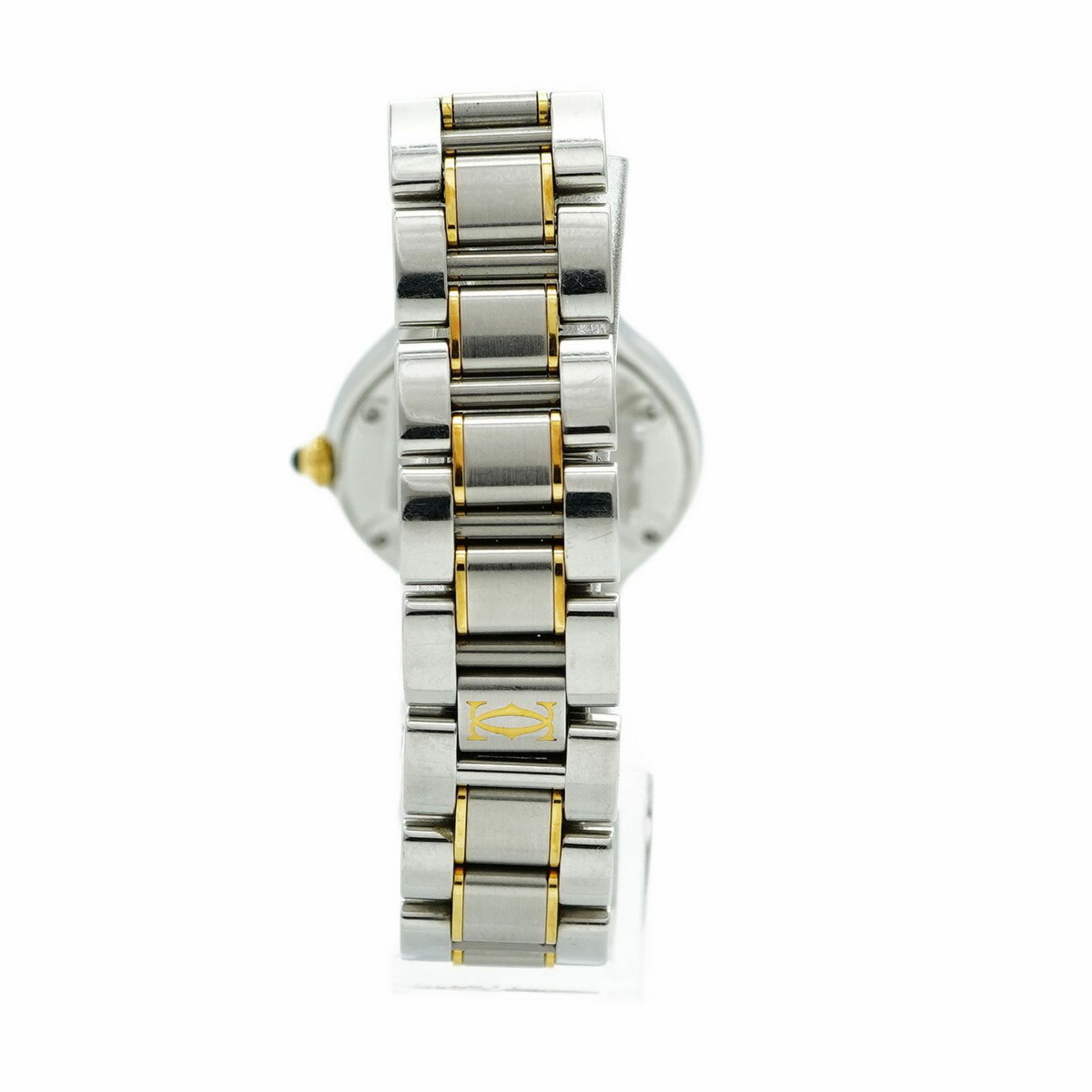 シルバー文字盤腕時計