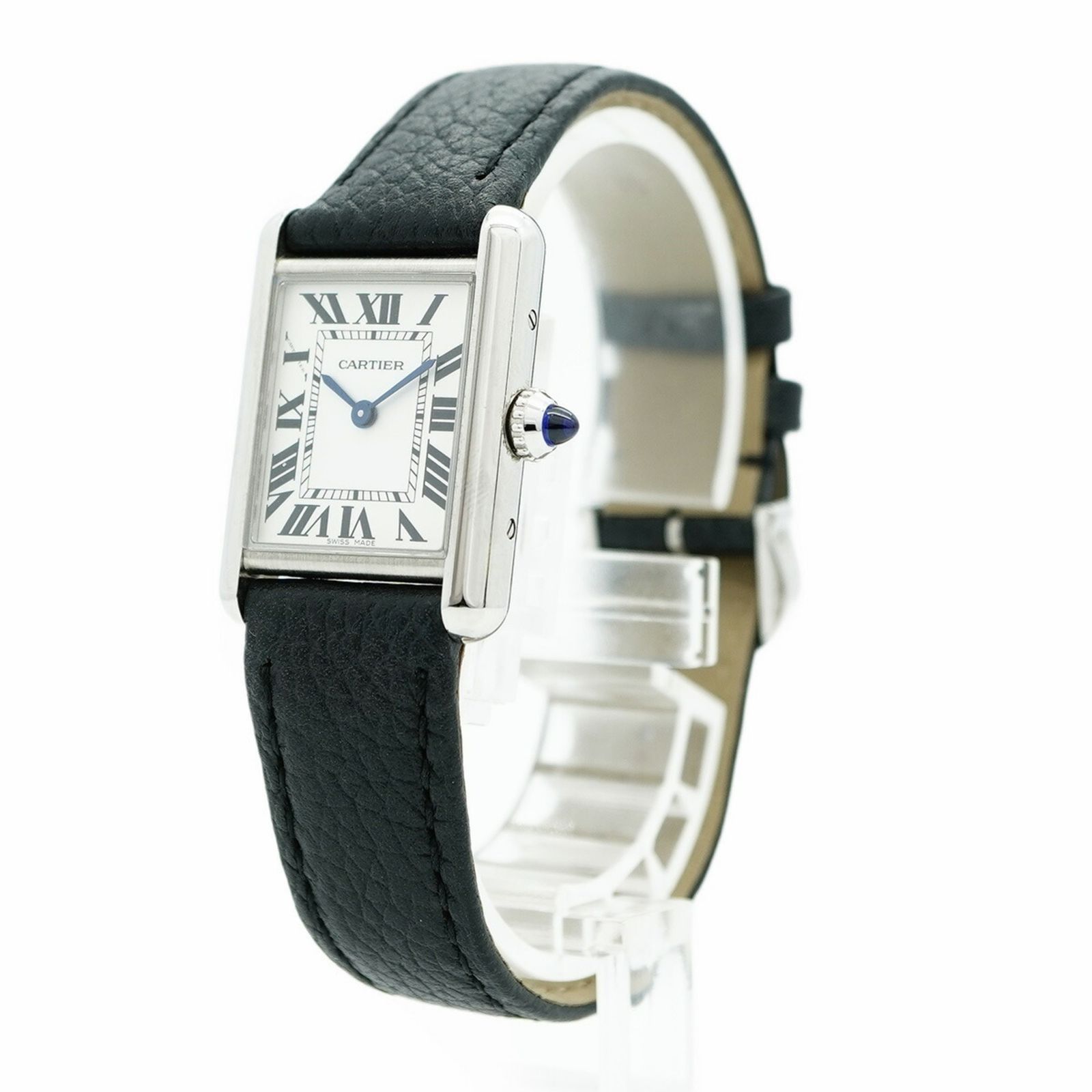 カルティエ タンクマスト SM シルバー文字盤腕時計 レディース