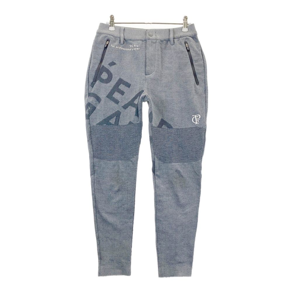 サイズ 0 PEARLY GATES パーリーゲイツ 2025年モデル ニットロングパンツ グレー系 ゴルフウェア レディース ストスト