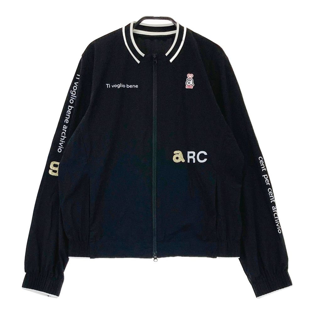 サイズ 40 アルチビオ ジップジャケット ブラック系 ゴルフウェア レディース ストスト