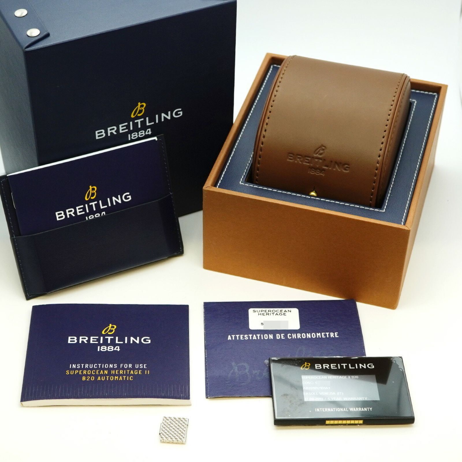 ブライトリング スーパーオーシャン ヘリテージ AB 2010 黒文字盤腕時計 メンズ