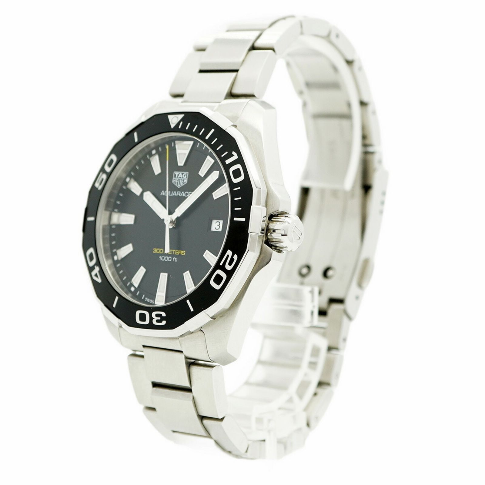 黒文字盤腕時計 メンズ