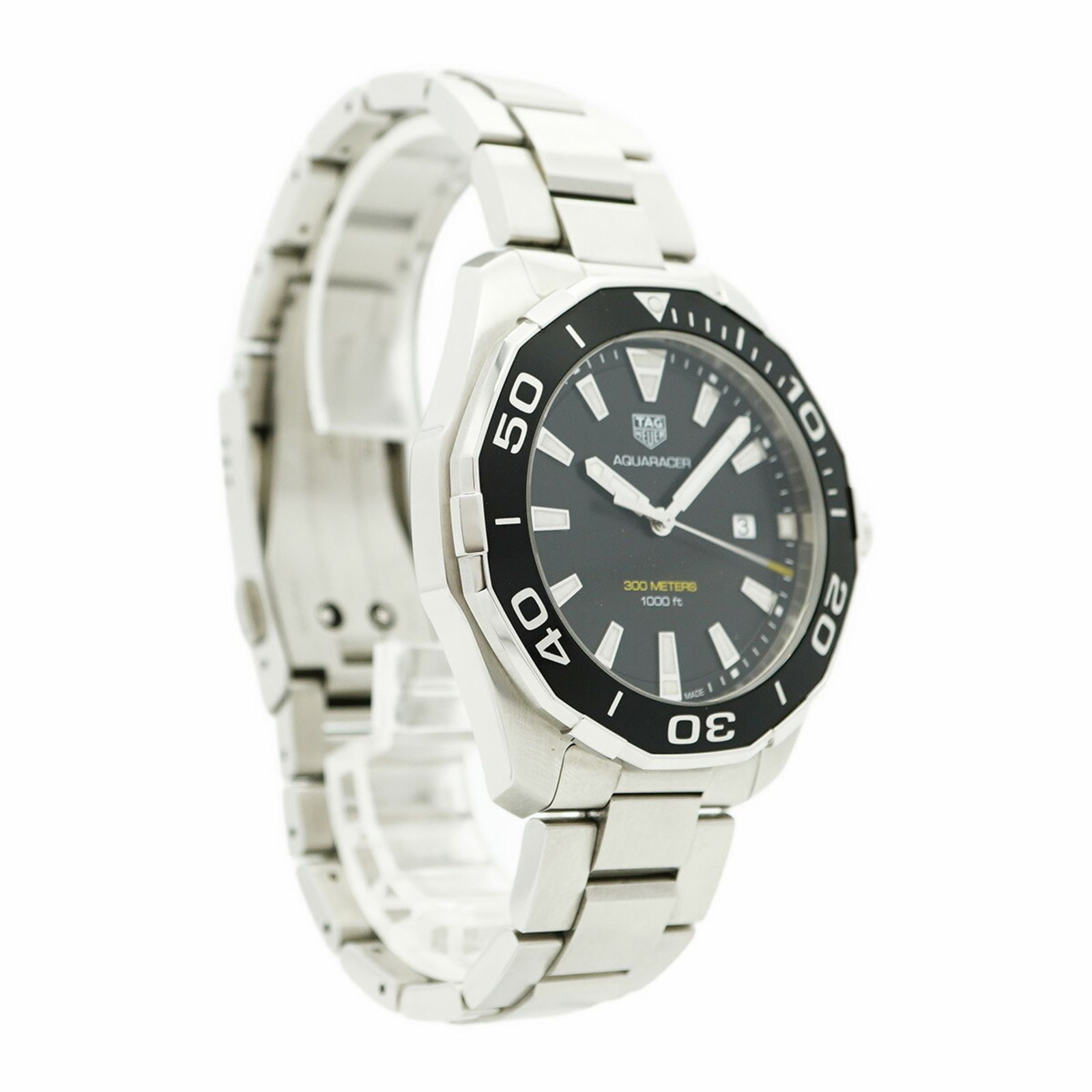 黒文字盤腕時計 メンズ