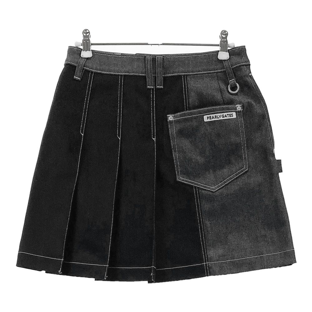 サイズ 0 PEARLY GATES パーリーゲイツ 2025年モデル スカート ブラック系 ゴルフウェア レディース ストスト