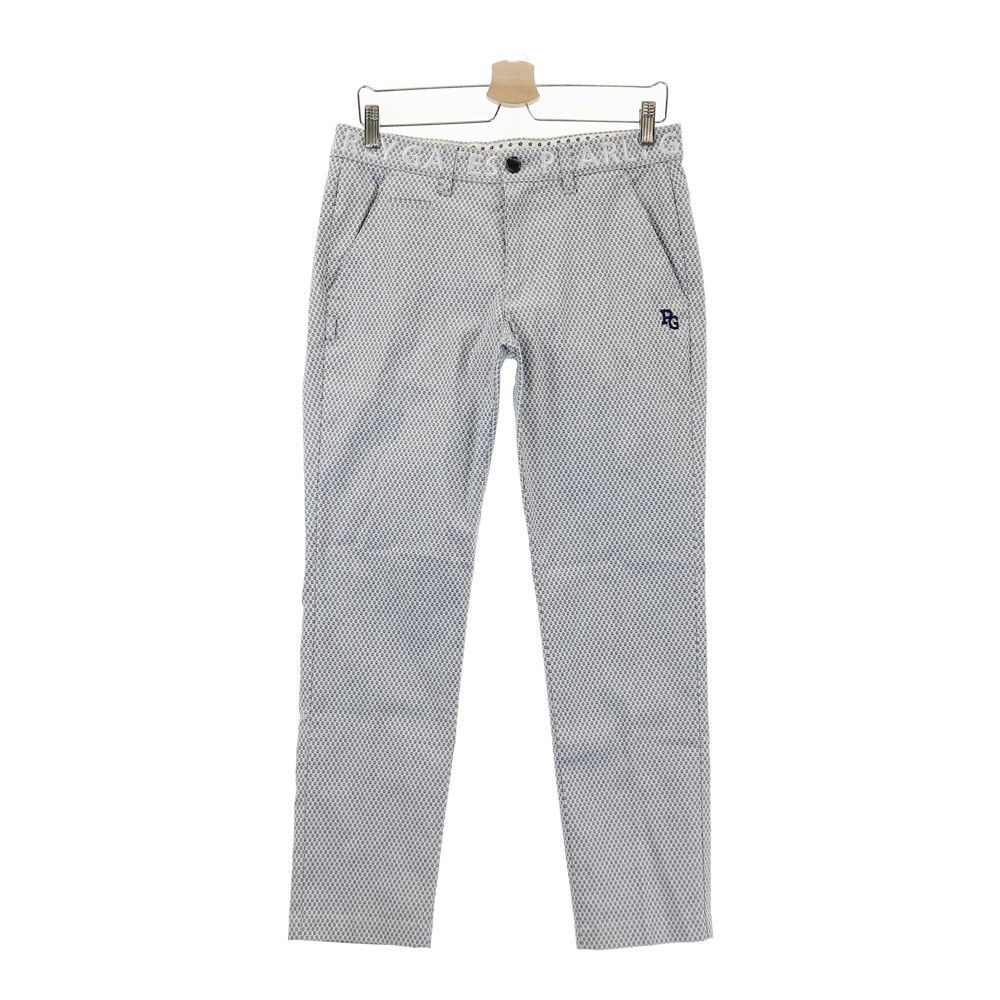 サイズ 4 PEARLY GATES パーリーゲイツ 2025年モデル ストレッチ ロングパンツ 総柄 グレー系 ゴルフウェア メンズ ストスト