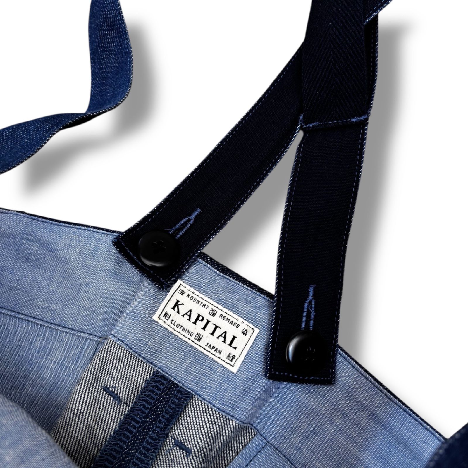 KAPITAL】インディゴデニム サロペット/オーバーオール 日本製 3