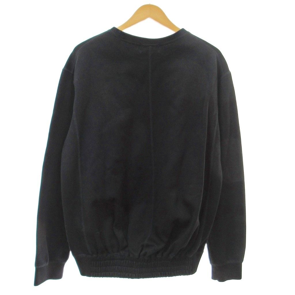 ヒューファブリックス FEW FABRICS 美品 トレーナー スウェット 長袖 1 黒 ブラック 1226 IBO88