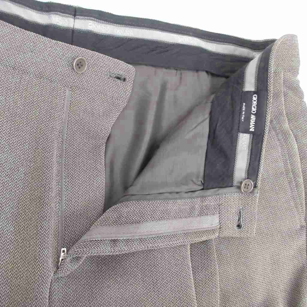 ジョルジオアルマーニ GIORGIO ARMANI スラックス パンツ オーバー