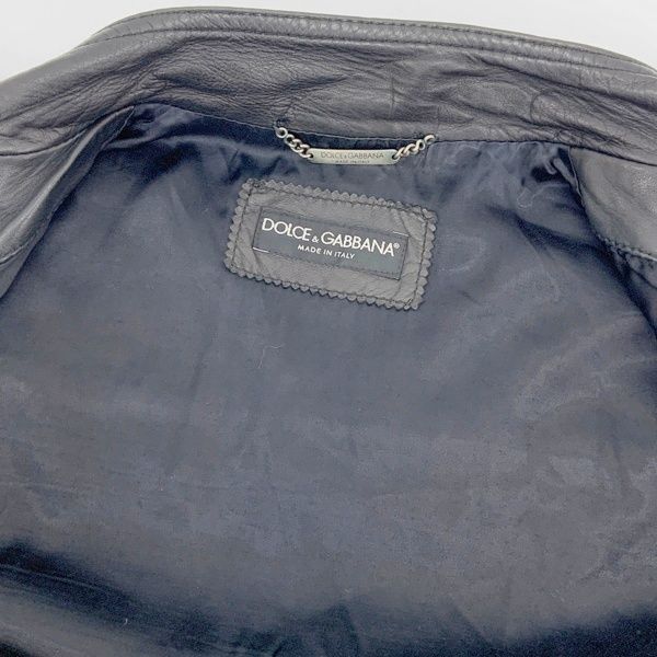 DOLCE&GABBANA ドルチェ＆ガッバーナ レザージャケット ブルゾン